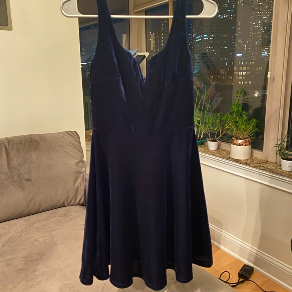 Cute special material mini dress
